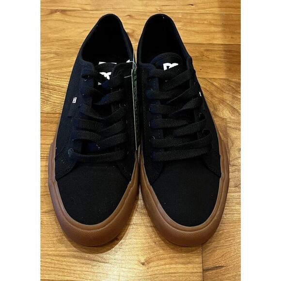 DC Manual Up Skater Shoes Size 8.5 Men’s Black Tan Lace - Picture 11 of 13